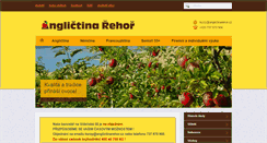 Desktop Screenshot of anglictinarehor.cz